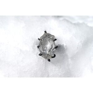 alternative raw diamond engagement ring raw crystal size 4 5 6 7 8 8 9 10 11 12